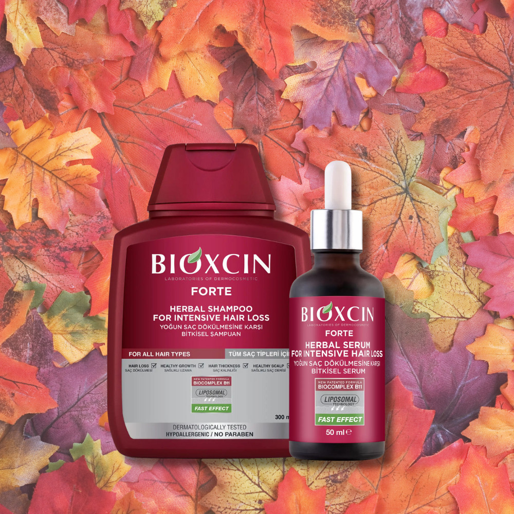Bioxcin Dermagen Forte Intensive Hair-Loss Bundle - Reduce Hair Fall, Boost Growth & Strengthen Roots