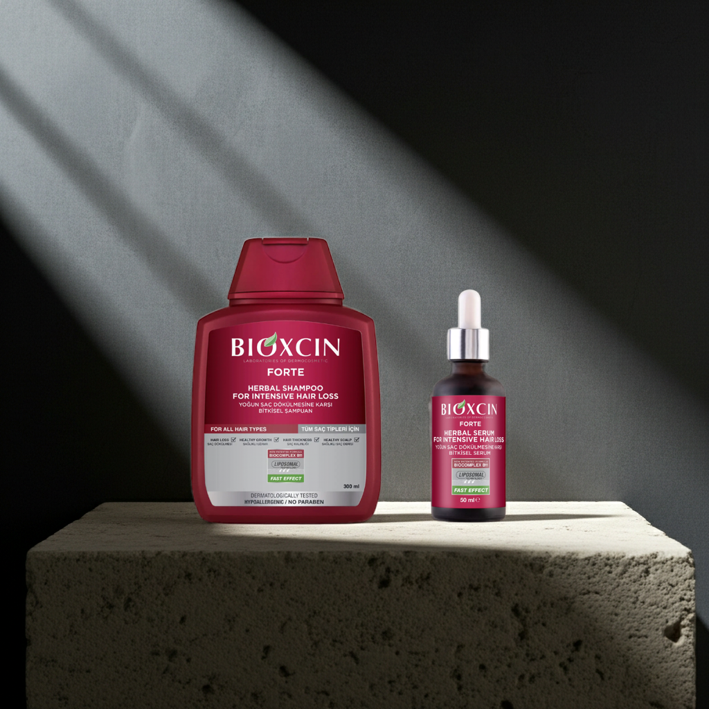 Bioxcin Complete Intensive Hair Loss Kit - Fight hair loss and strengthen weak follicles