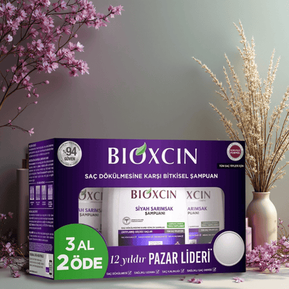 Bioxcin Black Garlic Shampoo for Hair Loss & Strengthening - AbLe Cart