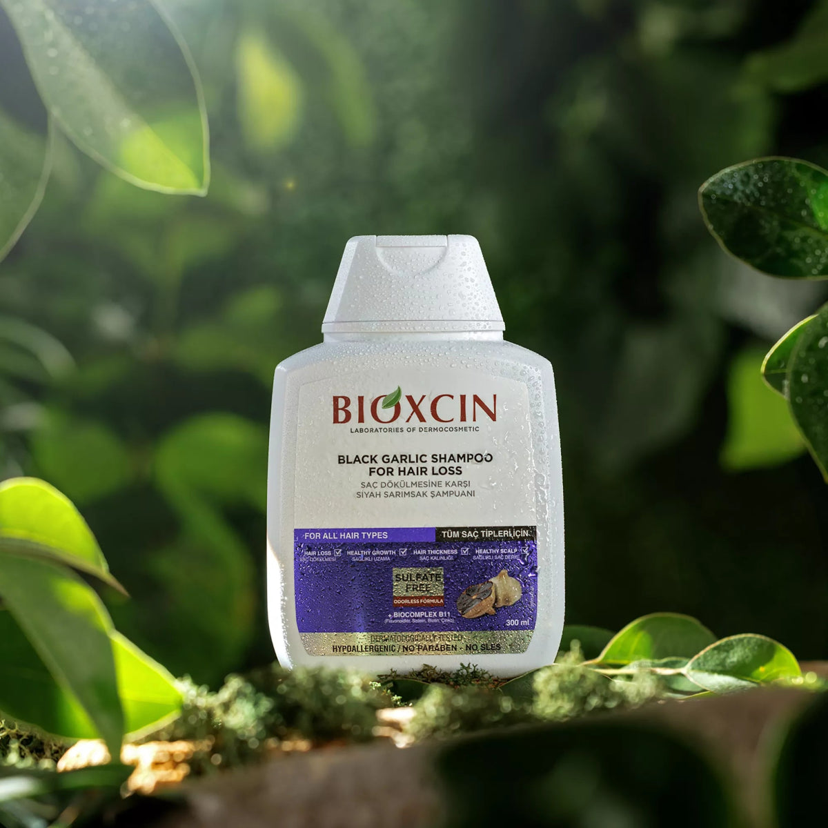 Bioxcin Black Garlic Shampoo for Hair Loss & Strengthening - AbLe Cart
