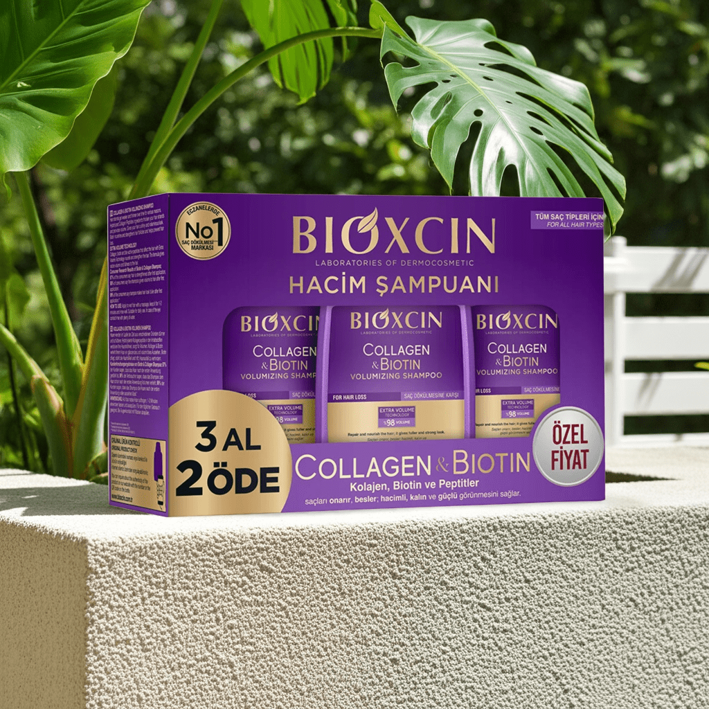 Bioxcin Collagen and Biotin Volumising Shampoo - AbLe Cart