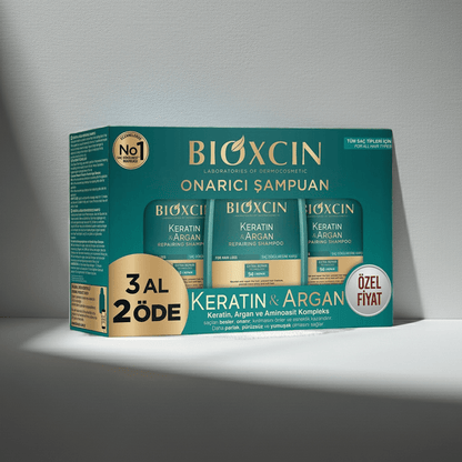 Bioxcin Keratin & Argan Repair Shampoo for Damaged Hair - AbLe Cart