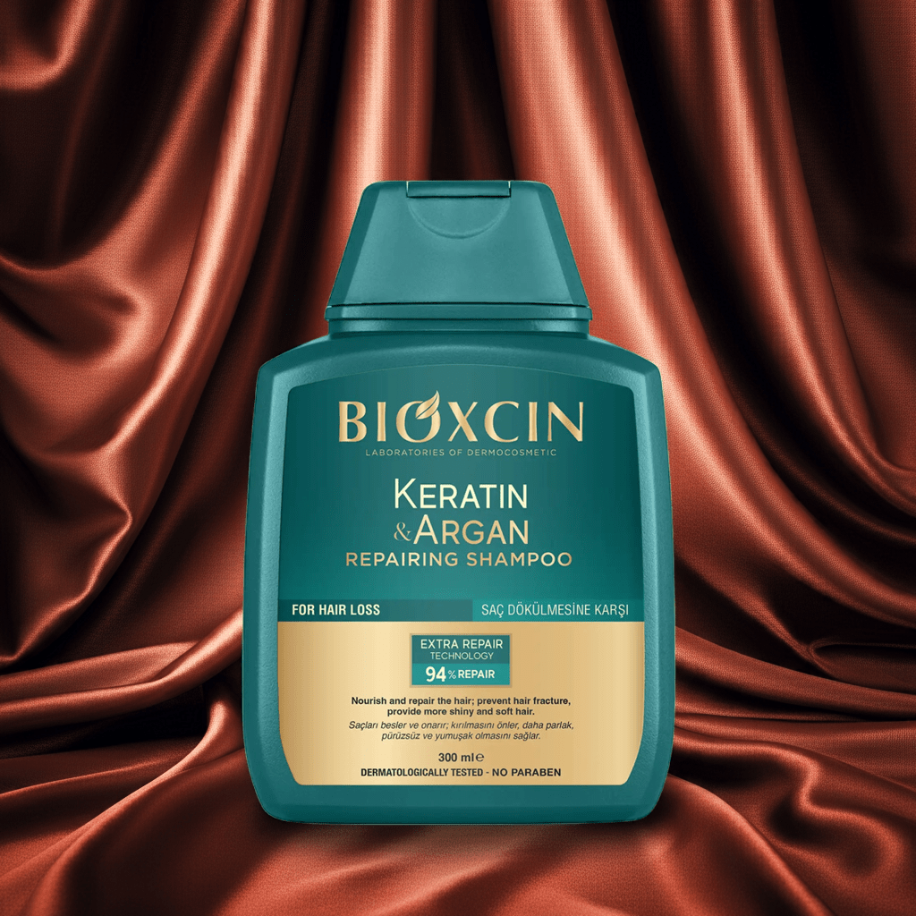 Bioxcin Keratin & Argan Repair Shampoo for Damaged Hair - AbLe Cart