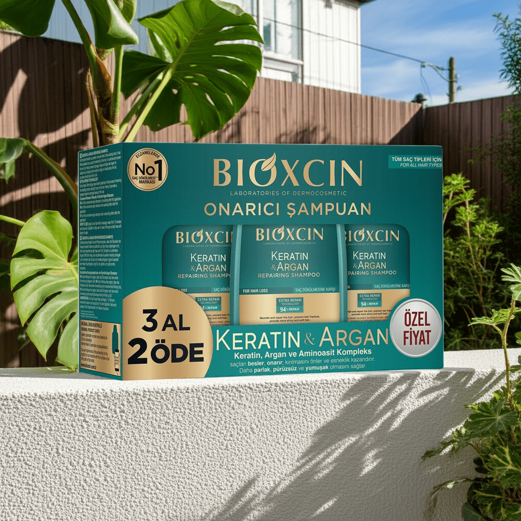 Bioxcin Keratin & Argan Repair Shampoo for Damaged Hair - AbLe Cart