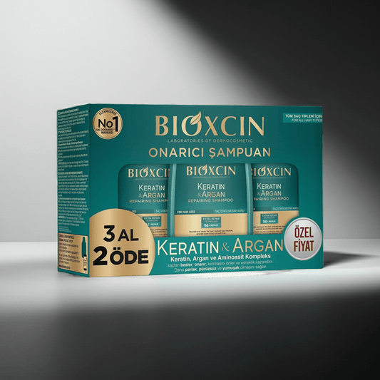 Bioxcin Keratin & Argan Repair Shampoo for Damaged Hair - AbLe Cart