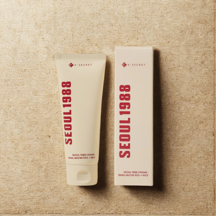 [KSECRET] SEOUL 1988 CREAM : SNAIL MUCIN 93% + RICE 100ML 