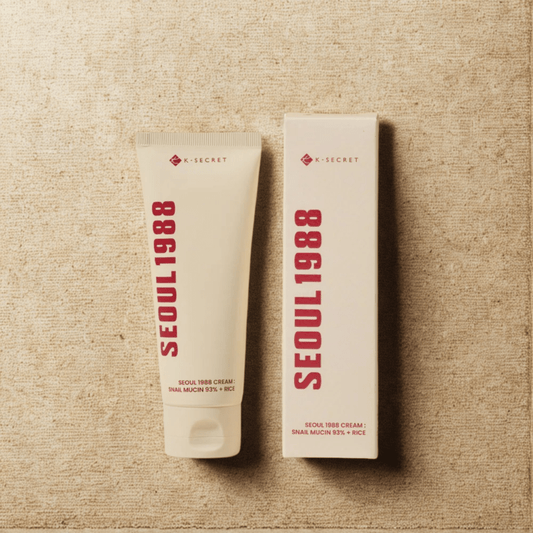 K - Secret Seoul 1988 Snail Mucin 93% Moisturising Cream | Rice Extract - AbLe Cart