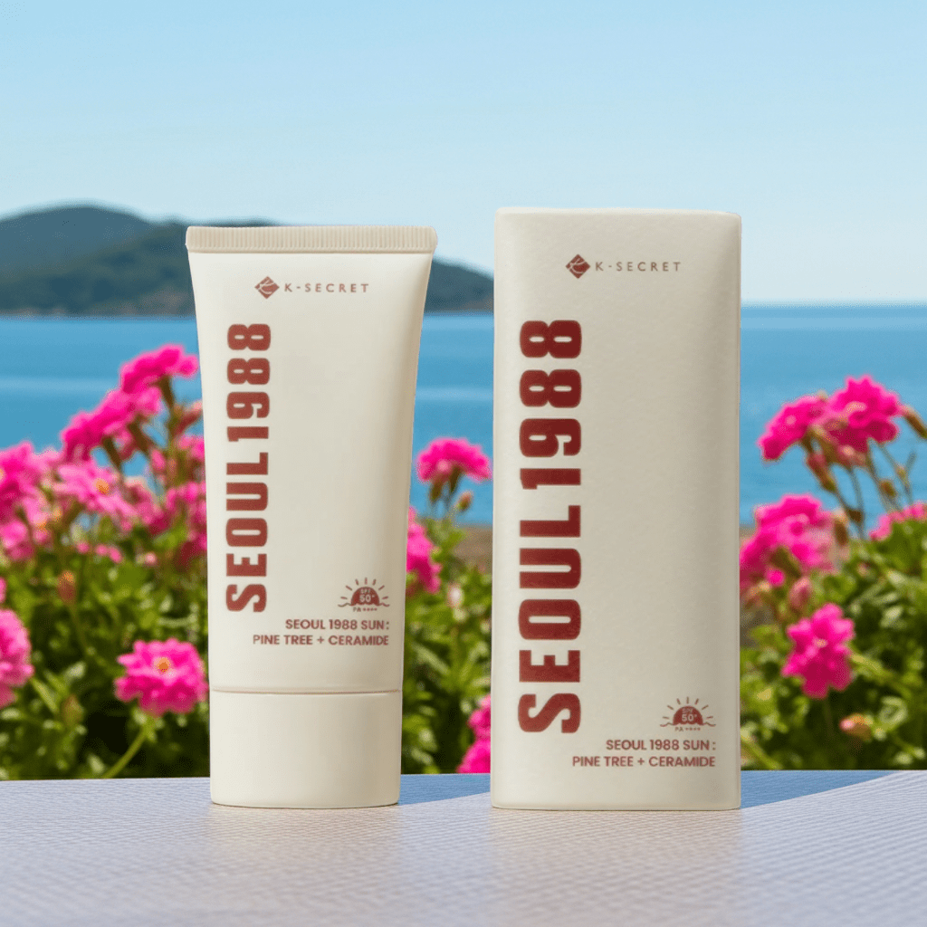 K - Secret Seoul 1988 Sun Cream SPF 50+ | Pine Tree + Ceramide - AbLe Cart