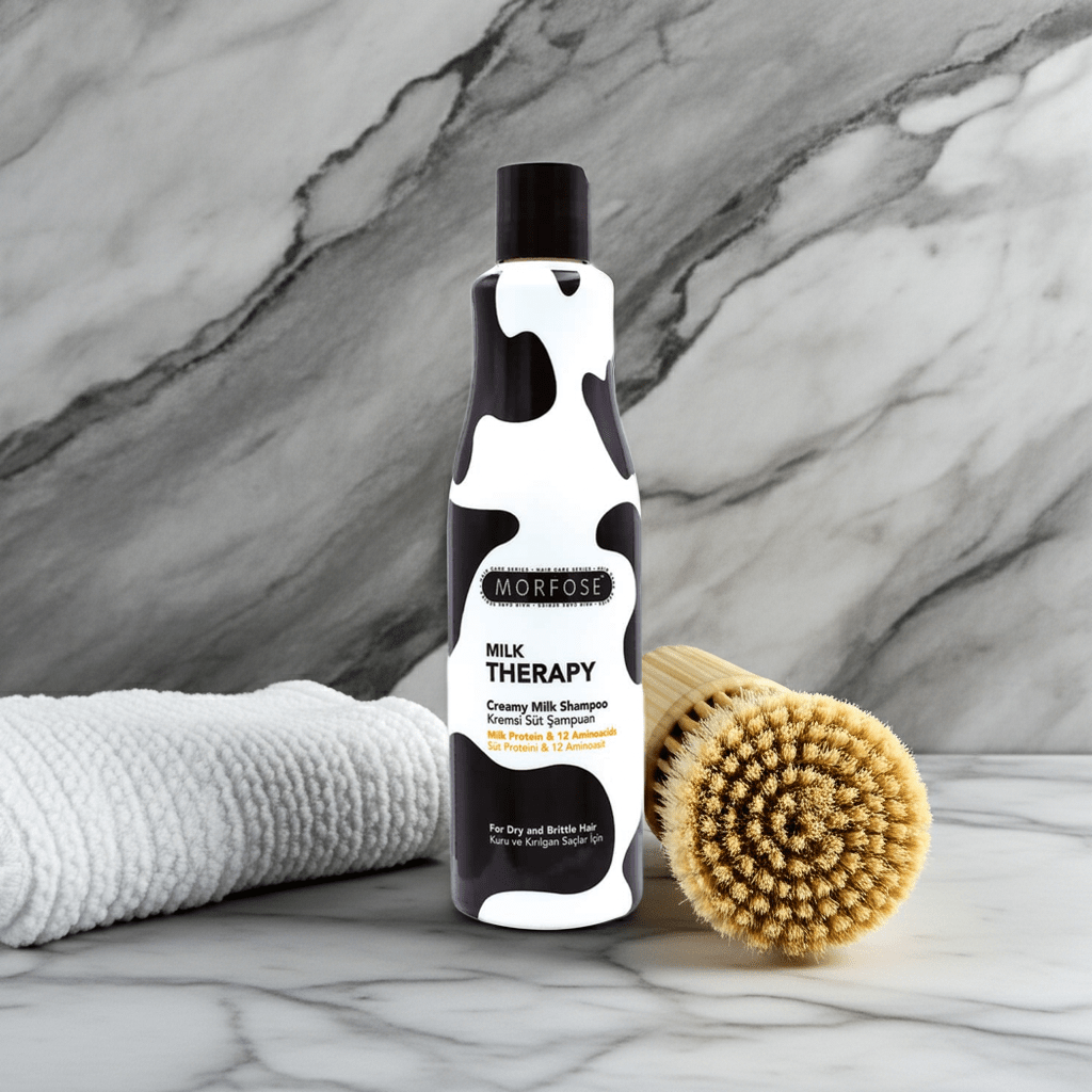 Morfose Milk Therapy Creamy Milk Shampoo 500ml for Dry & Brittle Hair - AbLe Cart