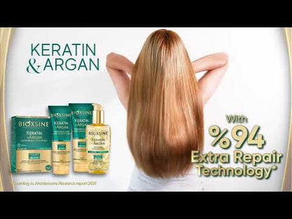 Bioxcin Keratin & Argan Repair Shampoo for Damaged Hair